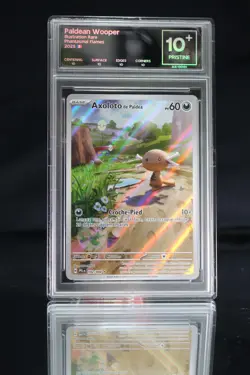 2025 Carte Pokemon Paldean Wooper/Axoloto (Phantasmal Flames 102/094) FLG 10+ - Image 1