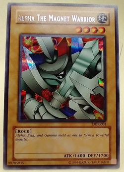 Yu-Gi-Oh! Alpha the Magnet Warrior DOR-001 Duelist of the Roses Secret Rare #MC3 - Image 1