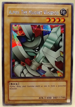 Yu-Gi-Oh! Alpha the Magnet Warrior DOR-001 Duelist of the Roses Secret Rare #MC3 - Image 2