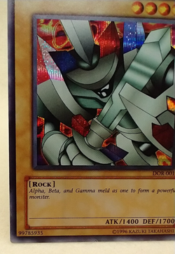 Yu-Gi-Oh! Alpha the Magnet Warrior DOR-001 Duelist of the Roses Secret Rare #MC3 - Image 4