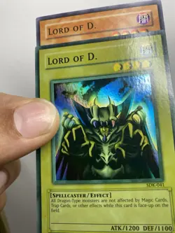 YuGiOh Lord Of D SDK-041 TRUE MAX FADE ERROR MINT - Image 4