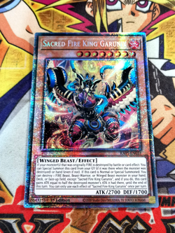 Sacred Fire King Garunix ra05-en031 (NEW) Starlight Rare Yu-Gi-Oh! - Image 1