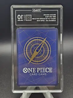 2025 One Piece OP12 Dracule Mihawk Alternate Art TAG 10 - Image 2