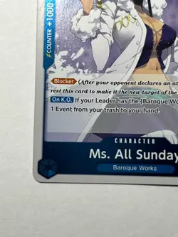 Ms. All Sunday OP01-079 Romance Dawn Pre Errata/1st Edition Foil One Piece Card - Image 5