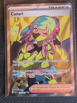 Canari 257/217 Full Art Ascended Heroes Trainer Pokemon Card Tcg NM - Image 1