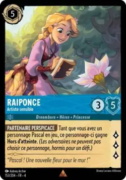 Lorcana - Raiponce - Artiste sensible - MINT/NMINT - FR - FOIL - Image 1