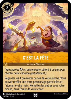 Lorcana - C'est La Fete - Premier Chapitre - MINT/NMINT - FR - FOIL - Image 1