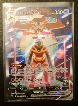 Deoxys VMAX GG45/GG70 Crown Zenith NM Galarian Gallery Pokemon TCG - Image 1