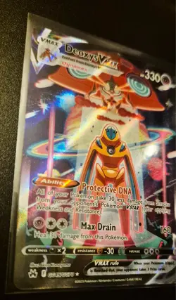 Deoxys VMAX GG45/GG70 Crown Zenith NM Galarian Gallery Pokemon TCG - Image 3