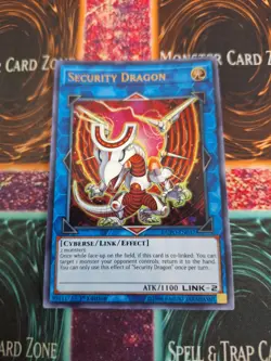 Yugioh Security Dragon DUPO-EN037 Ultra Rare 1st Edition Near Mint - Image 1