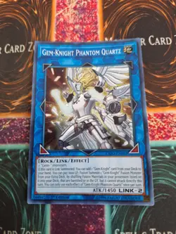 Yugioh Gem-Knight Phantom Quartz EXFO-EN092 Super Rare 1st Edition Near Mint - Image 1