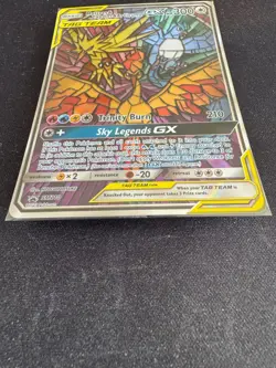 Moltres Zapdos & Articuno GX - POKEMON CARD Promo Sun Moon Hidden Fates SM210 NM - Image 3