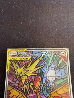 Moltres Zapdos & Articuno GX - POKEMON CARD Promo Sun Moon Hidden Fates SM210 NM - Image 4