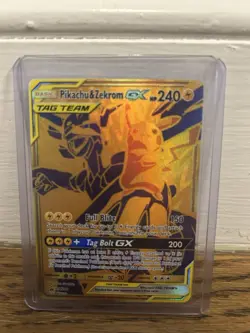 Pokemon TCG Pikachu & Zekrom GX SM248 Holo Promo Card NM - Image 1