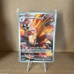 Pokemon TCG Blaziken 192/182 Destined Rivals Illustration Rare Card - Image 1