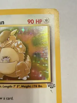 Kangaskhan 5/64 Jungle Holo Rare Pokemon Card 1999 WOTC LP - Image 5