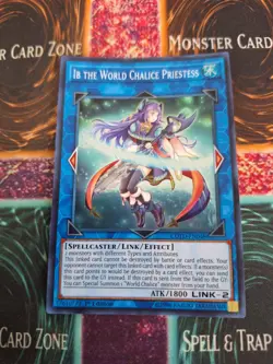 Yugioh Ib the World Chalice Priestess COTD-EN048 Super Rare 1st Edition NM - Image 1