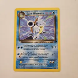 Pokemon TCG Dark Blastoise Non-Holo Card 20/82 NM/LP Rare Vintage! - Image 1