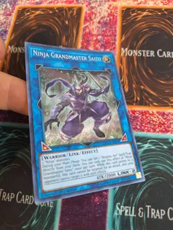 Yugioh Ninja Grandmaster Saizo SHVA-EN011 Secret Rare 1st Edition Near Mint - Image 2