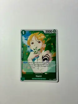 One Piece CCG Extra Booster Anime 25th Collection Nami Foil Rare Card #EB02-17 - Image 1