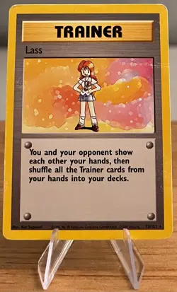 Lass Trainer Card Pokemon Non-Holo Moderately Played - 75/102 Rare Base Set 1999 - Image 3