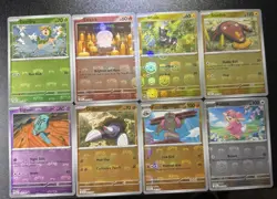 Pokemon Master Ball Holo Card Lot 8x Black Bolt White Flare NM/MT Rare Bundle - Image 2