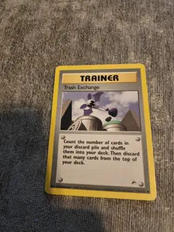 Trash Exchange 126/132 Pokemon Card Gym Heroes Common WOTC LP Vintage 2000 - Image 1