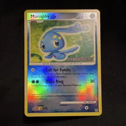 Pokemon Manaphy Reverse Holo Rare Diamond & Pearl 9/130 Basic 70HP 2007 Card - Image 1