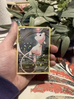 Pokemon TCG Mew Promo Holo Basic Psychic Card XY XY110 2016 English - Image 1