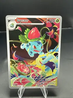 Pokemon TCG Ivysaur Holo Illustration Rare Card 134/132 Nm/Mint - Image 1