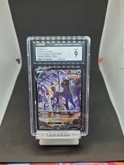 Umbreon V TG22/TG30 - Brilliant Stars - CGC - Pokemon Card (Equiv. PSA BGS) - Image 1