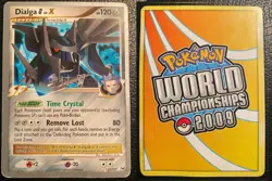 Pokemon TCG - Dialga G Lv. X 122/127 - World Championship Platinum 2009 - MP - Image 1