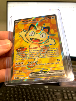 Meowth ex 107/088 Full Art POKEMON TCG Mega Evolutions Perfect Order FRESH PULL! - Image 5