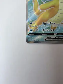 Pokemon TCG Dragonite V Full Art 076/078 Pokemon GO Ultra Rare Holo 230 HP - Image 3