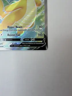 Pokemon TCG Dragonite V Full Art 076/078 Pokemon GO Ultra Rare Holo 230 HP - Image 4