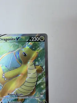 Pokemon TCG Dragonite V Full Art 076/078 Pokemon GO Ultra Rare Holo 230 HP - Image 5