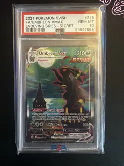 Pokemon 2021 Umbreon VMAX 215/203 Alt Art Evolving Skies GEM MINT PSA 10 💎💎 - Image 1