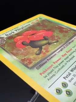 Dark Vileplume 13/82 - WoTC Team Rocket - Holo Rare Vintage Pokemon TCG MP - Image 3