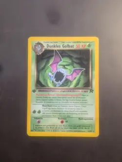 Pokemon 1st Edition Dunkles Golbat 24/82 1st Edition Team Rocket Rare German - Image 1