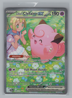 Lillie's Clefairy ex 184/159 SIR Full Art Journey Together Pokemon Near Mint - Image 1
