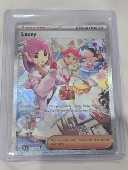 Lacey Special Illustration Rare SIR Stellar Crown 172/142 Pokemon TCG NM - Image 1