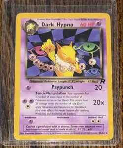 2000 Pokemon Team Rocket set DARK HYPNO 26/82 Non Holo Vintage NM - Image 1