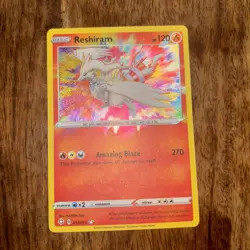 Pokemon TCG Reshiram Shining Fates 017/072 Holo Amazing Rare - Image 2