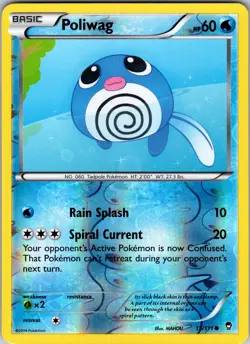 Poliwag 15/111 XY - Furious Fists Pokemon TCG LP - Image 1
