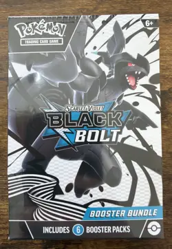 Pokemon Black Bolt Booster Bundle SEALED NEW 6 Booster Packs! - Image 1