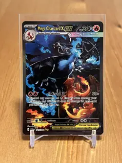 Pokemon Phantasmal Flames Mega Charizard X EX SIR Full Art 125/094 - Image 1