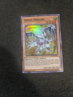 1st Edition Debris Dragon MYFI-EN043 Super Rare Mystic Fighters YuGiOh Card LP - Image 1