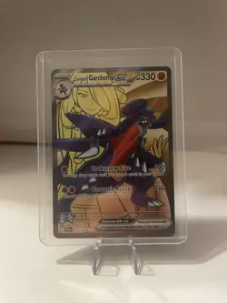 Pokemon Cynthia's Garchomp EX Ultra Rare Full Art Holo Sv10 215/182 EN - Image 2