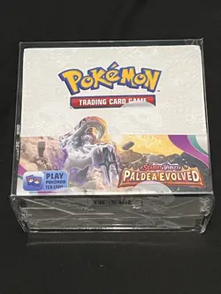 Pokemon TCG Paldea Evolved Booster Box Sealed - Image 1