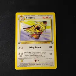 Pokemon TCG Pidgeot Jungle 24/64 1st Edition Rare LP+ - Image 1